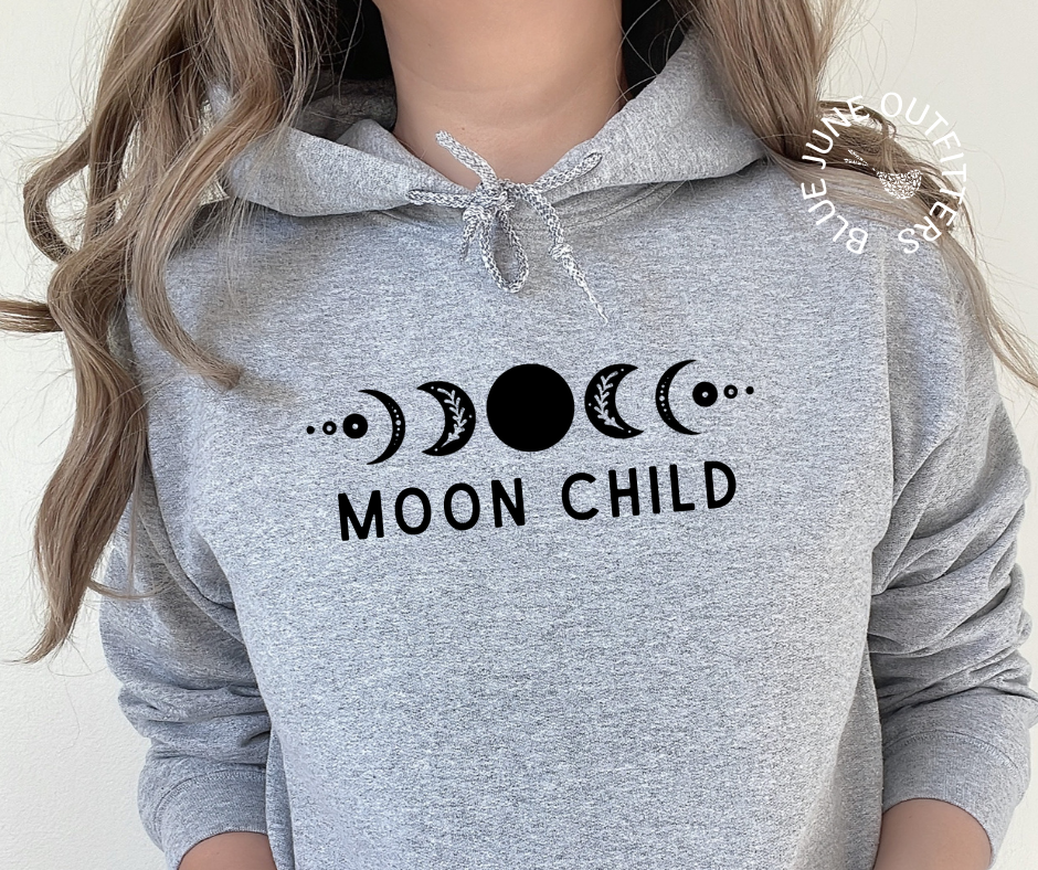 Moon Child Moon Phase Hoodie