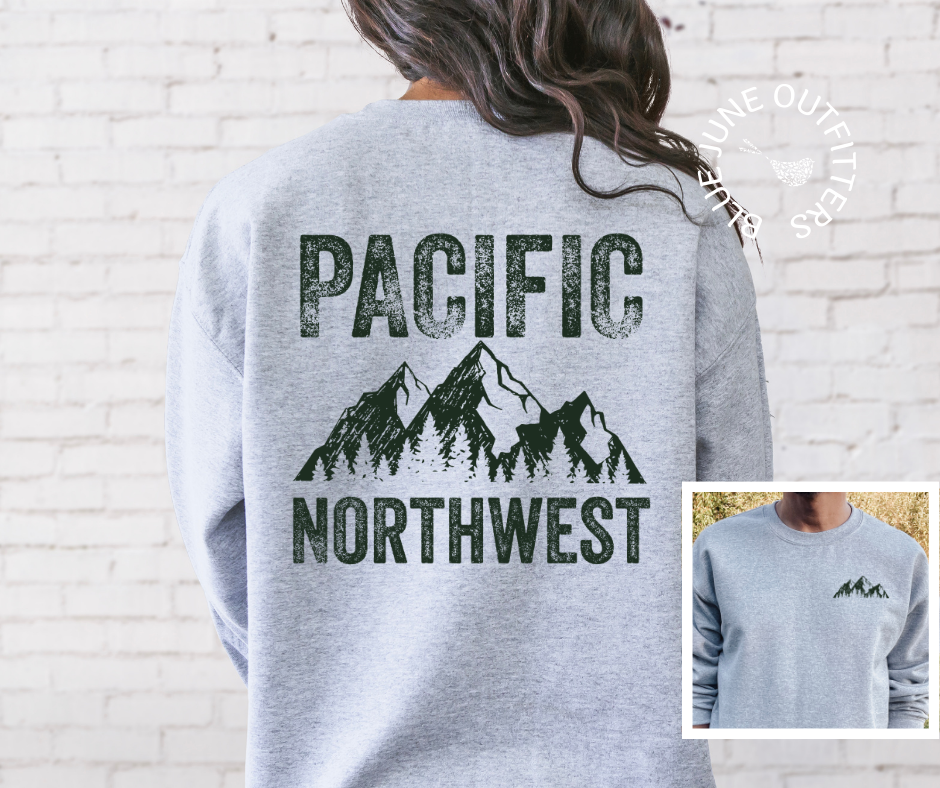 Pacific Northwest Sweatshirt | Double Sided Print