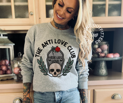 The Anti Love Club | Funny Valentine's Day Sweatshirt