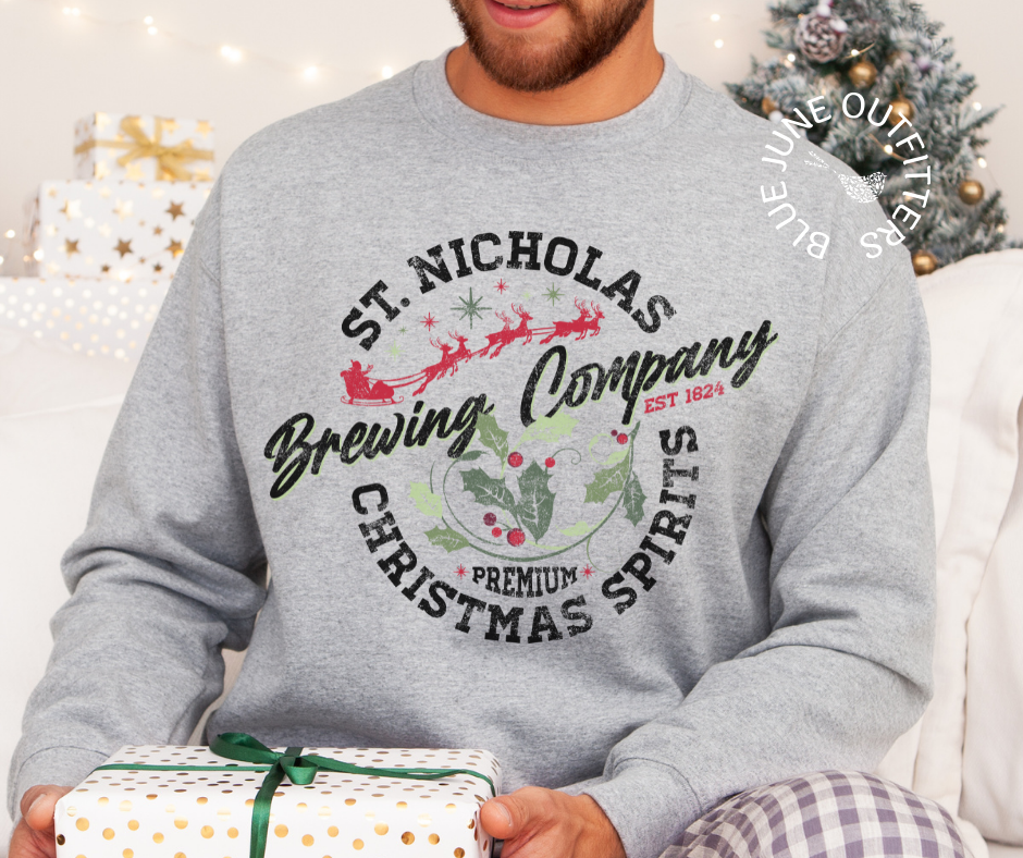 St. Nicholas Brewing Company | Cute Christmas Sweatshirt