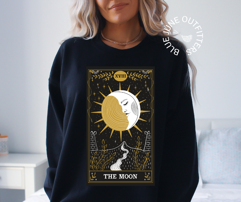 The Moon Tarot | Celestial Crewneck Sweatshirt