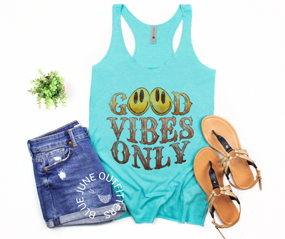Good Vibes Only | 90's Vibes Women's Racerback Tank Top