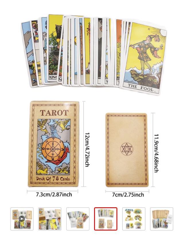 Tarot Deck Of 78 Cards With Guidebook