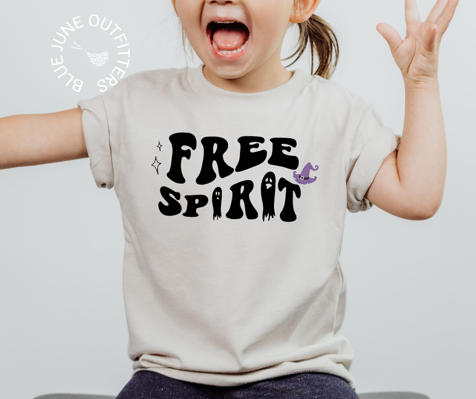 Free Spirit Ghosts | Toddler Halloween Tee