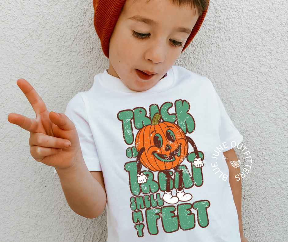 Trick Or Treat | Toddler Retro Halloween Tee