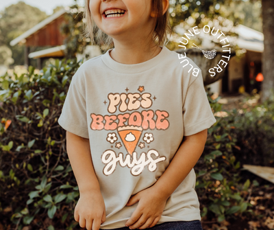 Pies Before Guys | Toddler Retro Thanksgiving Tee