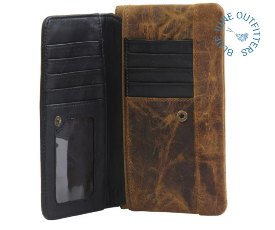 Distressed Leather Wallet | Myra Bag