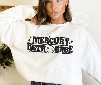 Mercury Retrobabe | Celestial Crewneck Sweatshirt