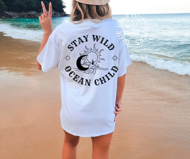 Stay Wild Ocean Child | Celestial Comfort Colors® Tee