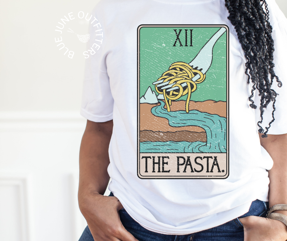 The Pasta | Comfort Colors® Foodie Tarot Card Tee