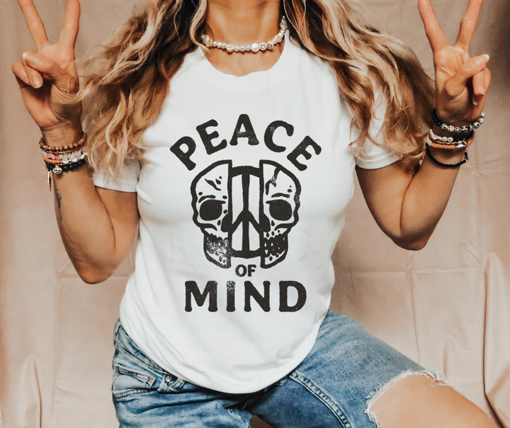 Peace of Mind Comfort Colors® Skull Tee