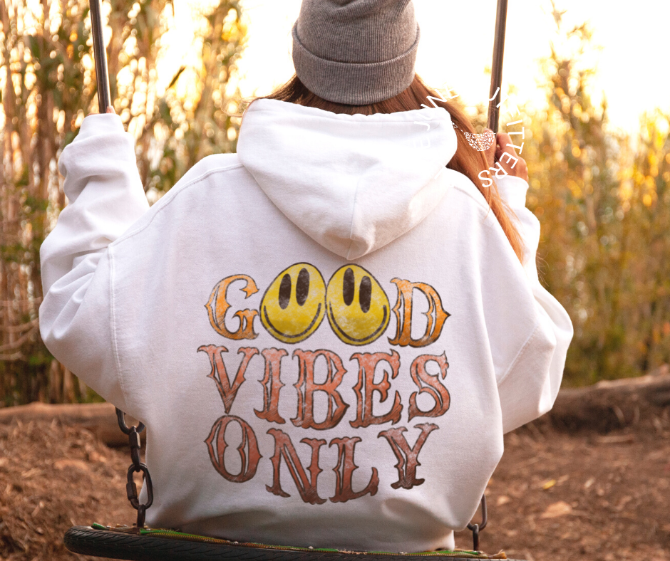 Good Vibes Only | 90's Vibe Hoodie