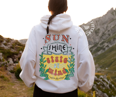 Sunshine State of Mind | Boho Hooded Sweatshirt