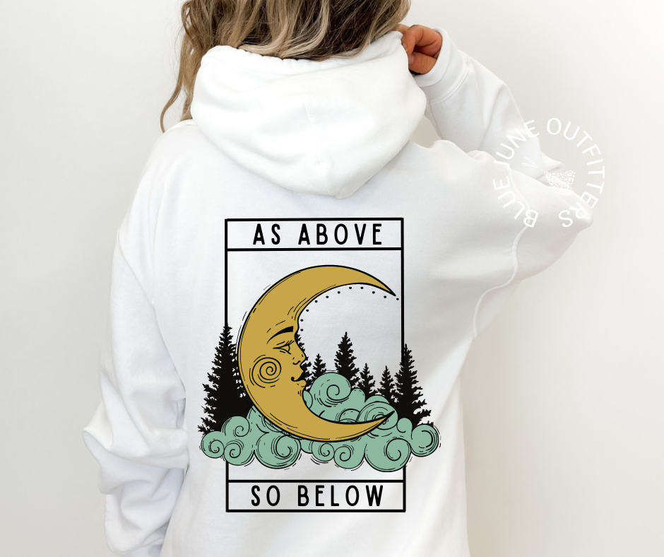 As Above So Below | Witchy Bohemian Hoodie