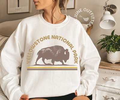 Yellowstone National Park | Retro Crewneck Sweatshirt