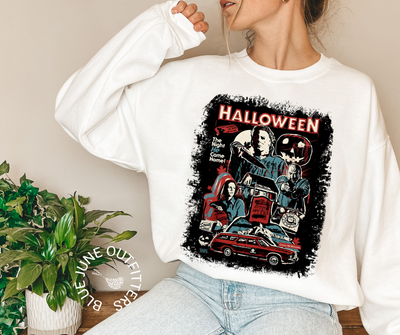 The Night He Came Home | Vintage Inspired Halloween Sweatshirt