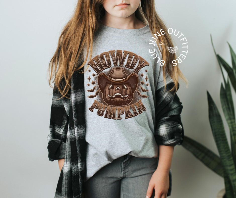 Howdy Pumpkin | Trendy Youth Halloween Tee